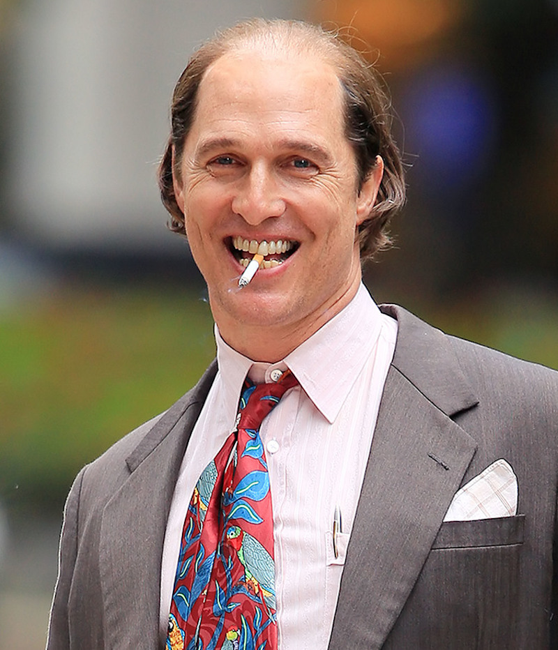 Illustration for article titled Committed Actor Matthew McConaughey Goes Bald for a Movie Role